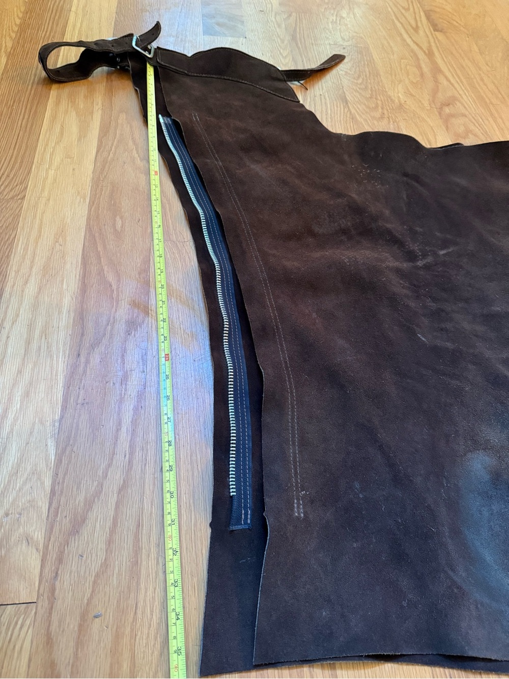 Whitman Full CHAPS Brown Suede - see measurements - Picture 11 of 16
